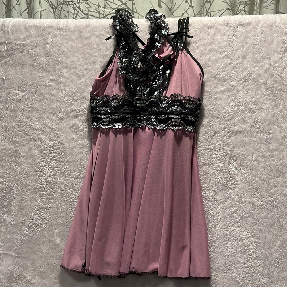 Gypsy style teddy w:matching g string